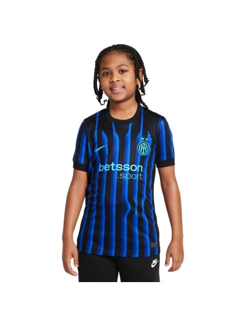 Camisa Inter De Milão I 2025/26 Nike Stadium Infantil - Azul