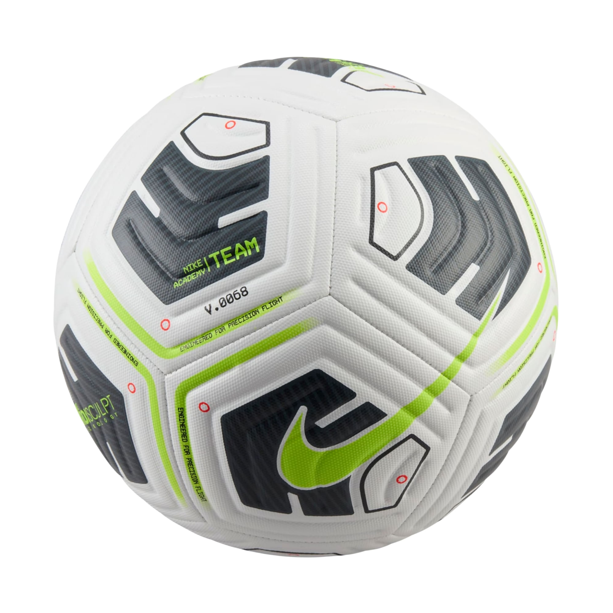 Bola Nike Academy Team Unissex - Branca/Verde