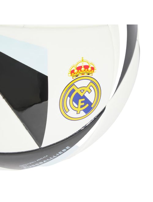 Mini Bola Real Madrid Adidas Club Unissex - Branca/Preta