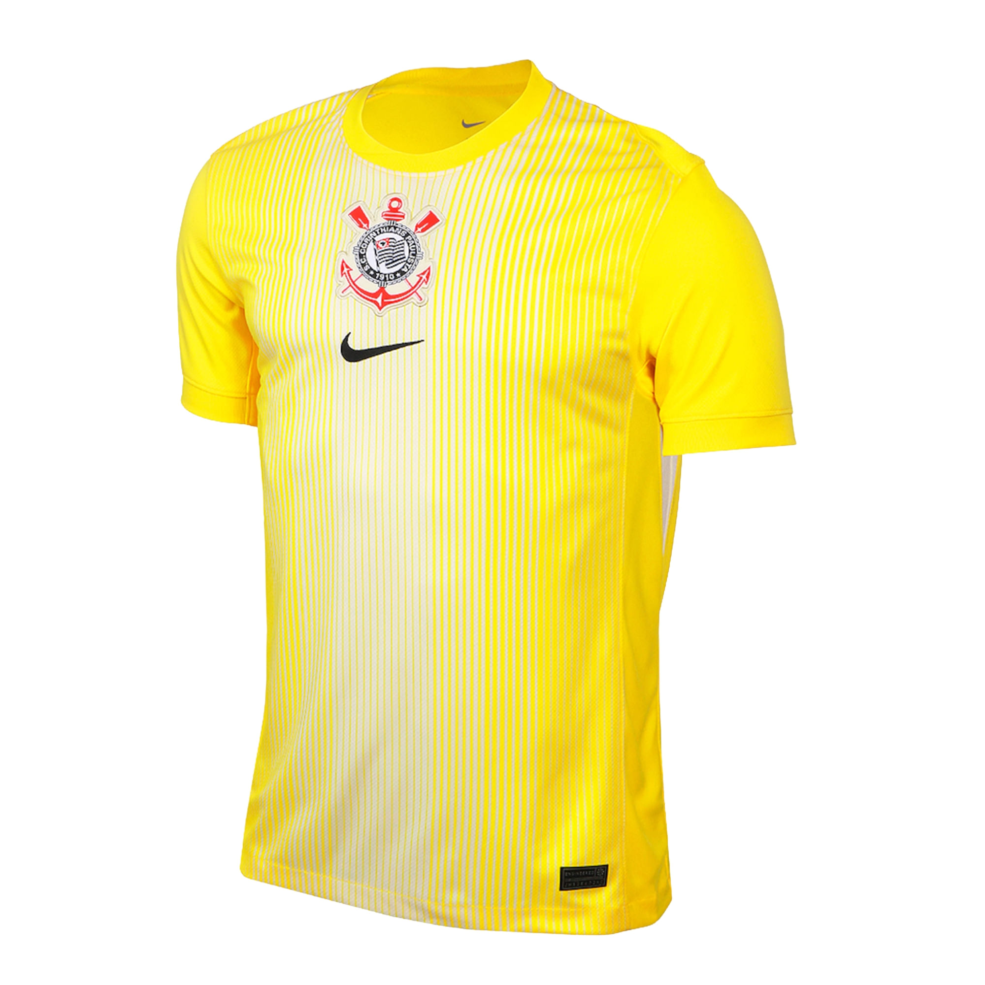 Camisa Corinthians 25/26 Nike Goleiro Torcedor Pro Masculina - Amarela