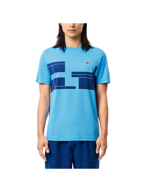 Camiseta Lacoste Tennis X De Novak Djokovic Ultra-Dry Masculina - Azul