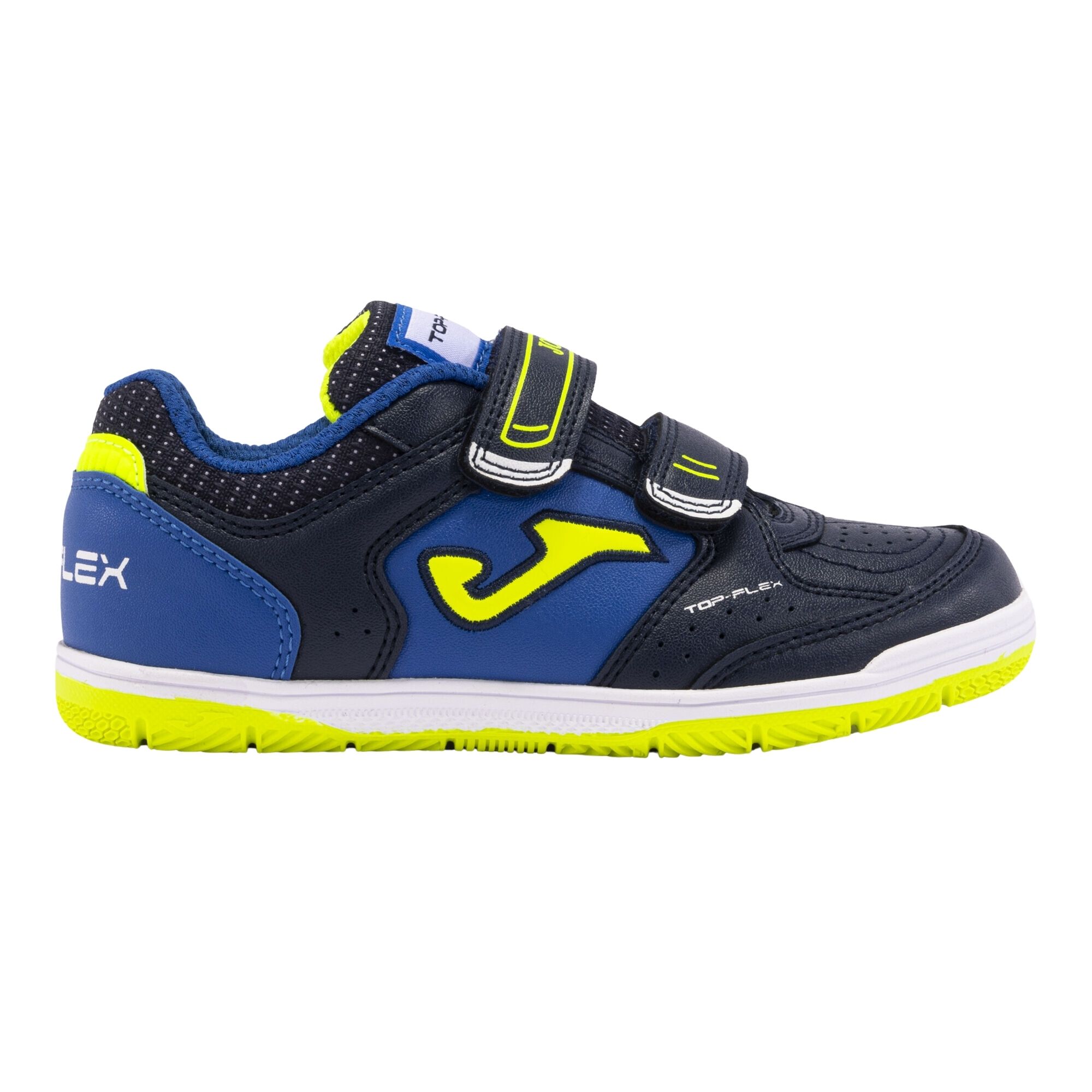 Chuteira Futsal Joma Top Flex Velcro Infantil - Marinho