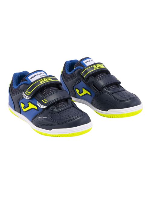 Chuteira Futsal Joma Top Flex Velcro Infantil - Marinho