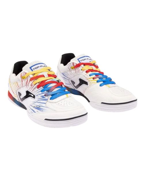 Chuteira Futsal Joma Top Flex Mundial 24 Masculina - Branca