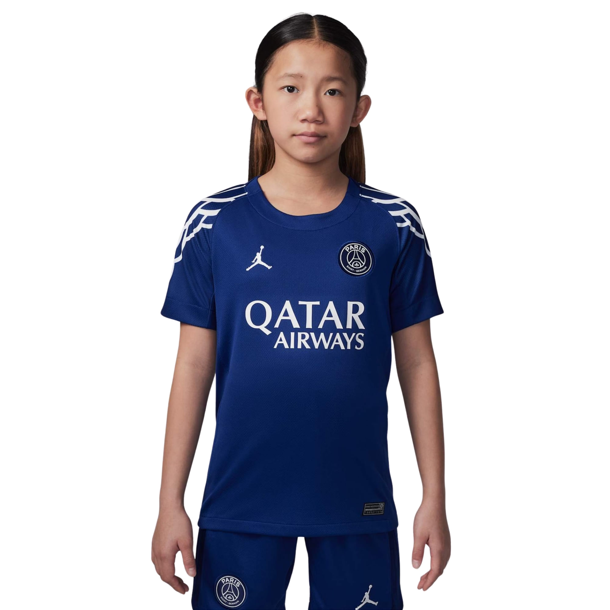 Camisa Paris Saint-Germain Nike IV 25/26 Infantil - Azul
