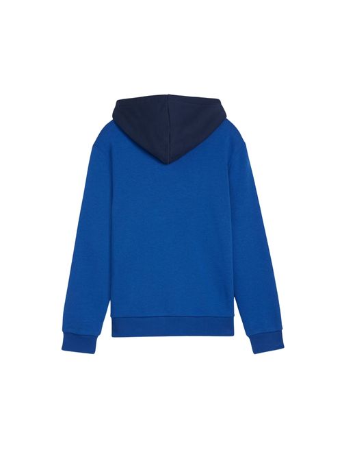 Blusão Com Capuz Puma Moletom Power Graphic Infantil - Azul