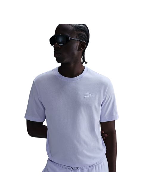 Camiseta Nike Sportswear Club Tee Masculina - Lilás