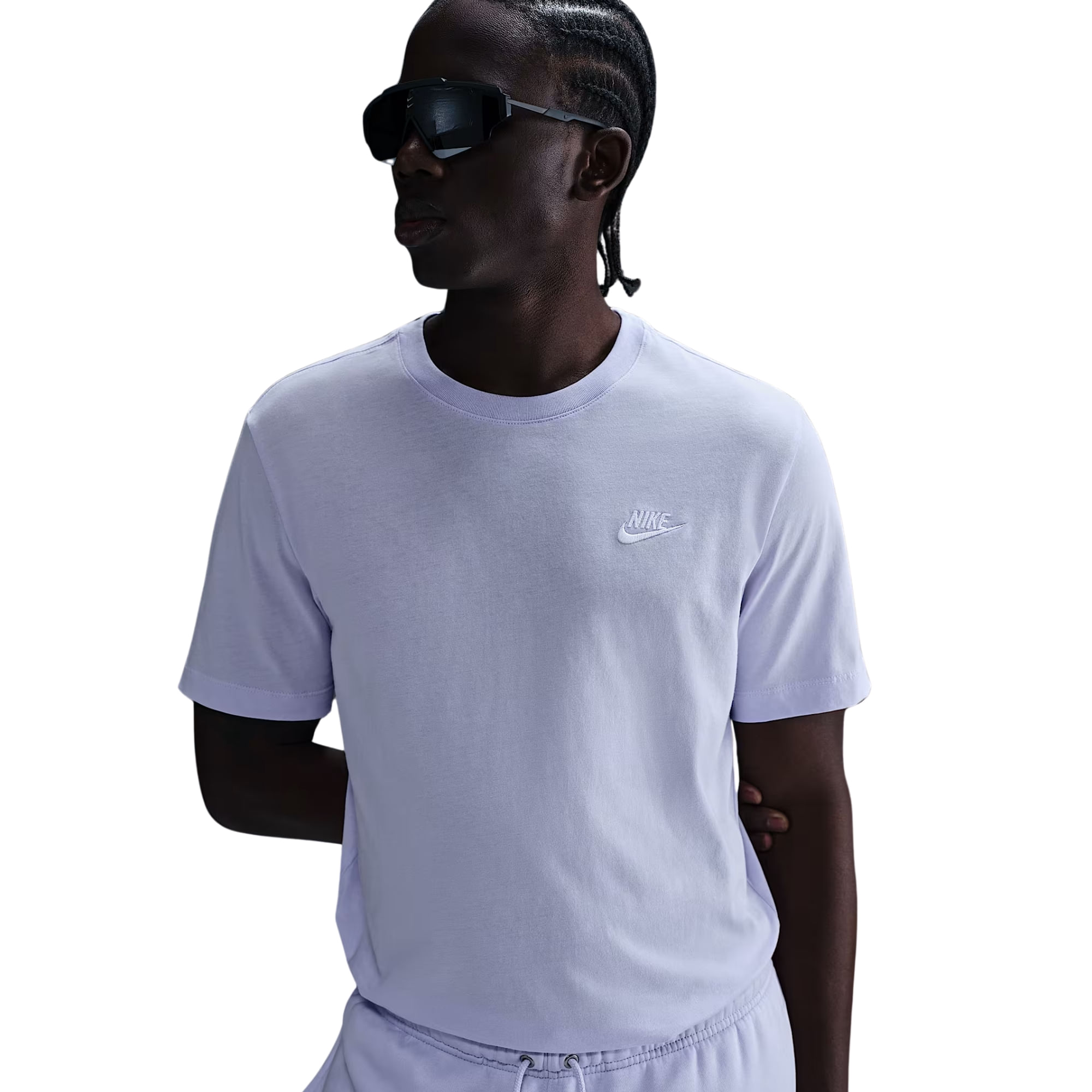 Camiseta Nike Sportswear Club Tee Masculina - Lilás