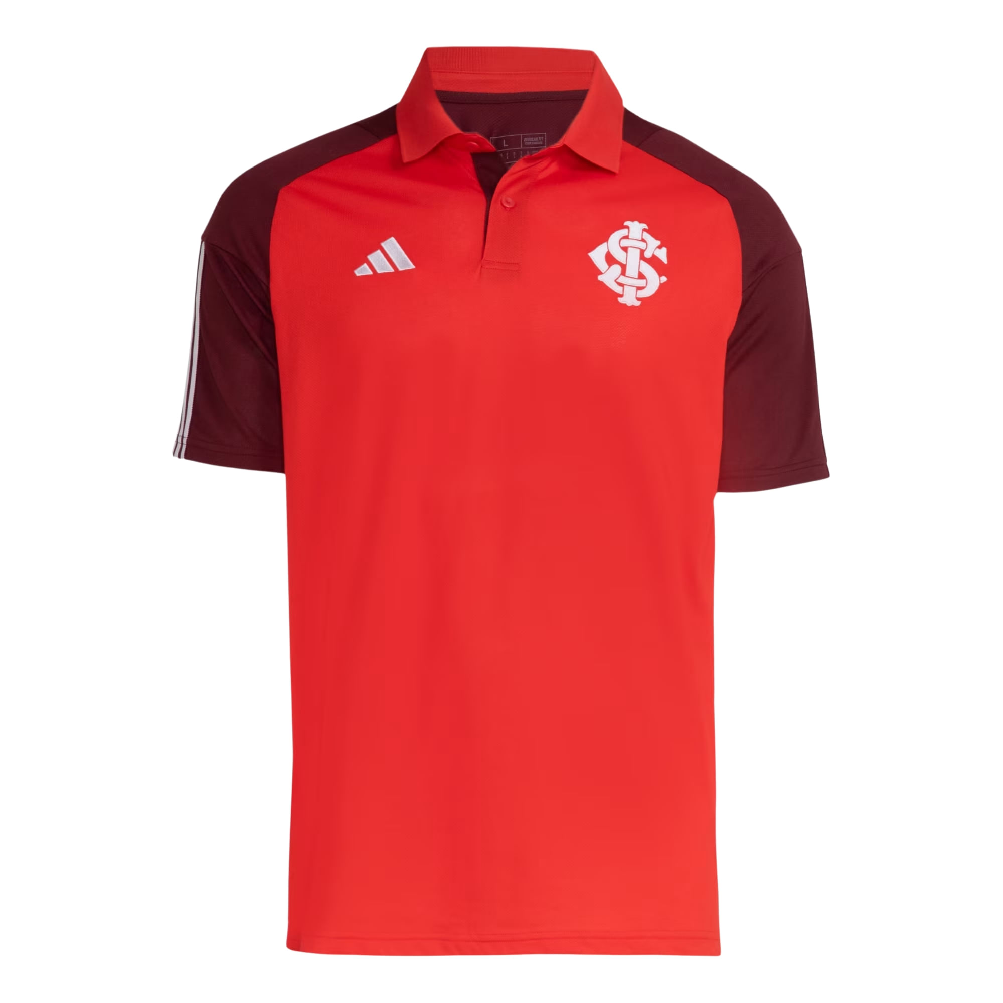 Camisa Polo Internacional 24/25 Adidas Masculina - Vermelha