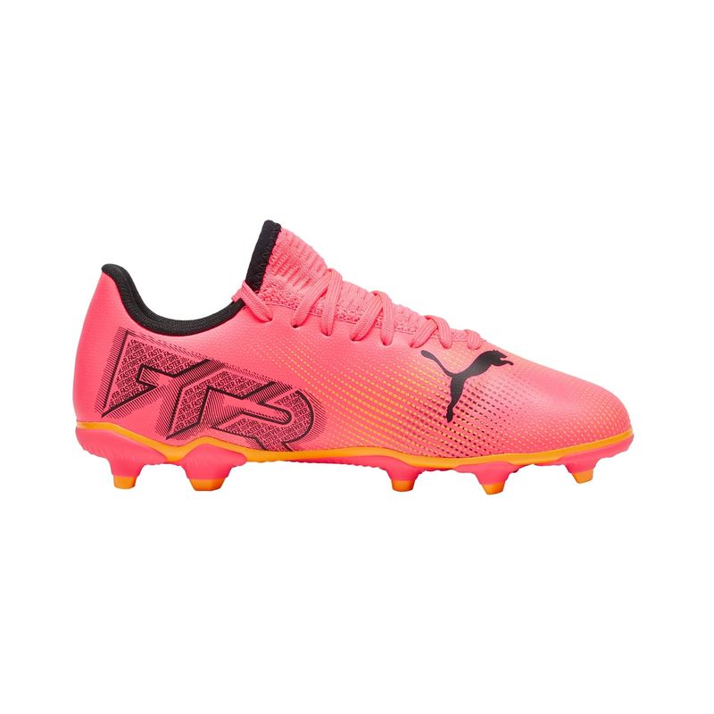 chuteira-campo-puma-future-7-play-infantil-laranja-