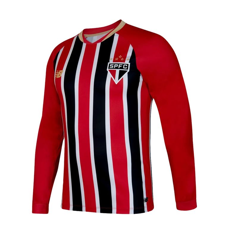 camisa-sao-paulo-ii-25-26-new-balance-manga-longa-unissex-vermelha-branca