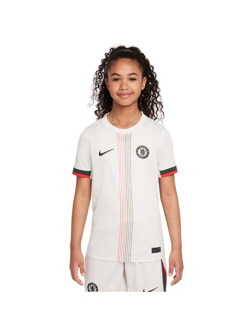 Camisa Chelsea II 25/26 Nike Stadium Infantil - Branca