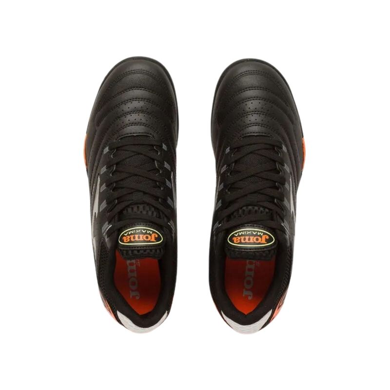 chuteira-society-joma-maxima-masculina-preta-laranja