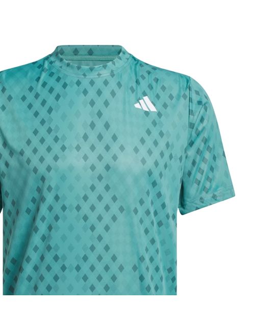 Camiseta Adidas Club Tennis Climacool Graphic Masculina - Verde