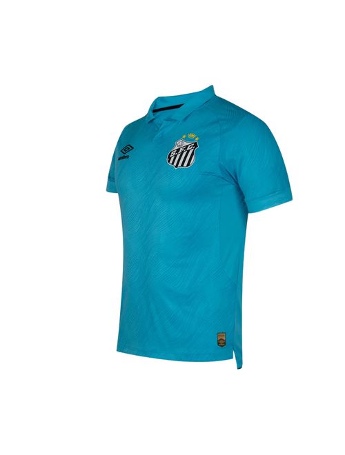 Camisa Polo Santos 25/26 Umbro Edição Especial Neymar Jr Masculina - Azul