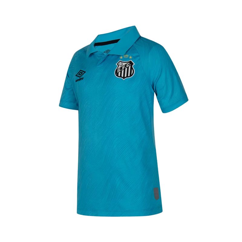 camisa-polo-santos-25-26-umbro-edicao-especial-neymar-jr-infantil-azul