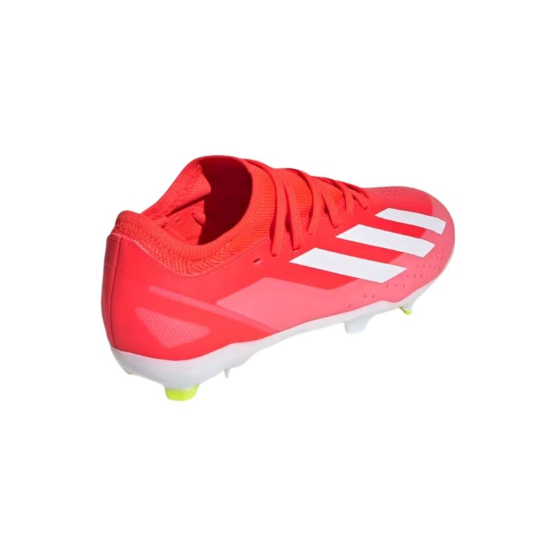 chuteira-campo-adidas-x-crazyfast-league-23-infantil-vermelha-branca-amarela