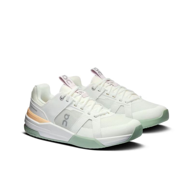 tenis-on-running-the-roger-clubhouse-pro-youth-infantil-branco-verde