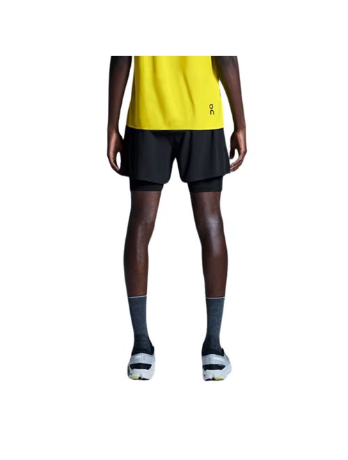Shorts On Running Performance 2/1 5P Masculino - Preto