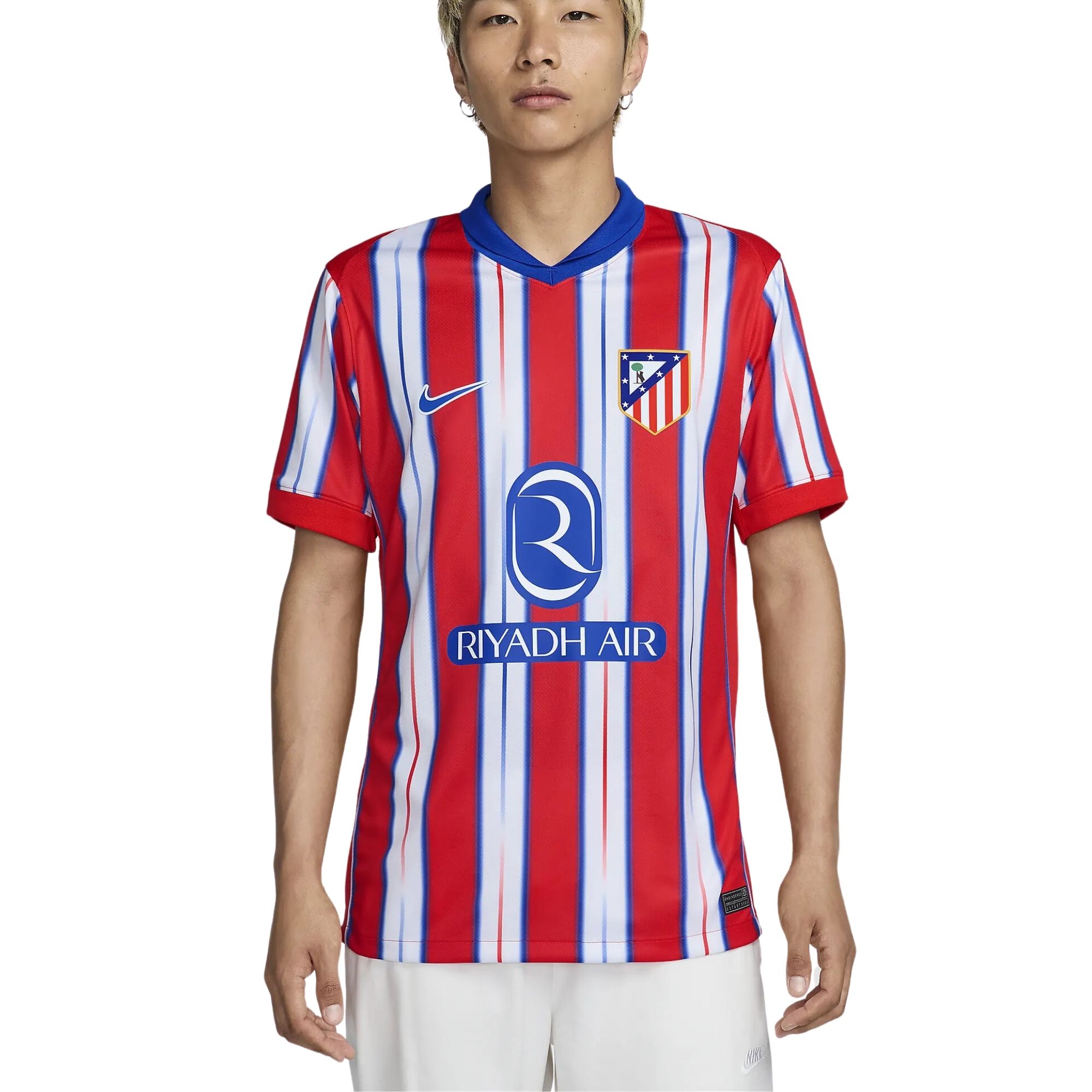 Camisa Atlético De Madrid I 24/25 Nike Masculina - Vermelha/Branca
