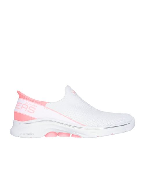 Tênis Skechers Go Walk 7 Feminino - Branco/Rosa