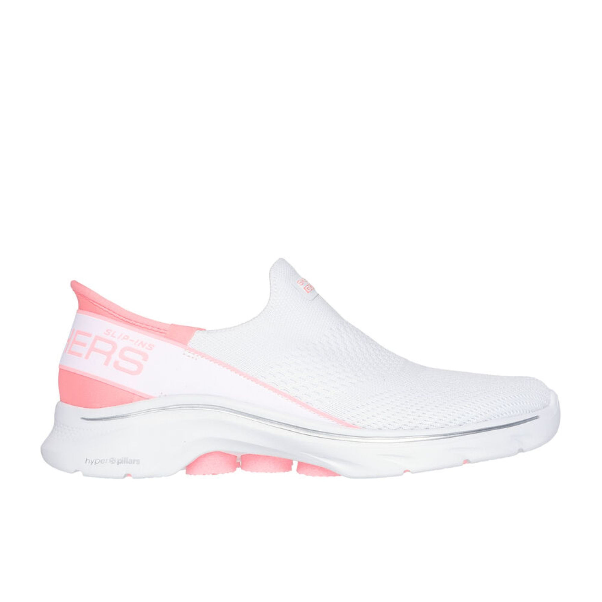 Tênis Skechers Go Walk 7 Feminino - Branco/Rosa