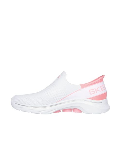 Tênis Skechers Go Walk 7 Feminino - Branco/Rosa