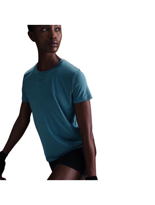 Camiseta Nike One Dri-Fit Slim Feminina - Azul