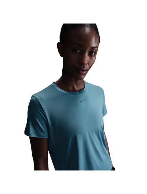 Camiseta Nike One Dri-Fit Slim Feminina - Azul