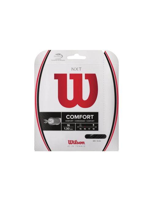 Corda Para Raquete Wilson Encor Nxt Comfort 1.30Mm 16L Unissex - Preta