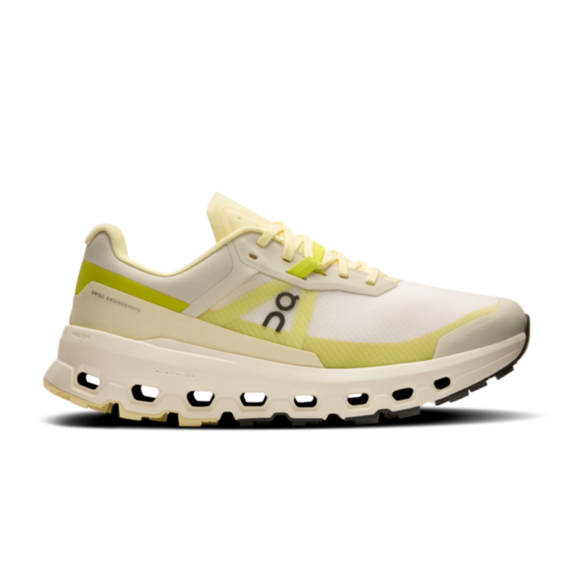 Tênis On Running Cloudvista 2 Feminino - Branco/Amarelo