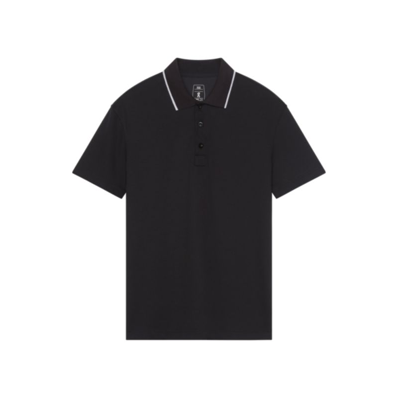 camisa-polo-on-running-courtside-masculina-preta