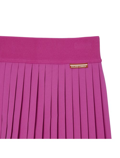 Saia Lacoste Plissada Sport Roland Garros Feminina - Pink