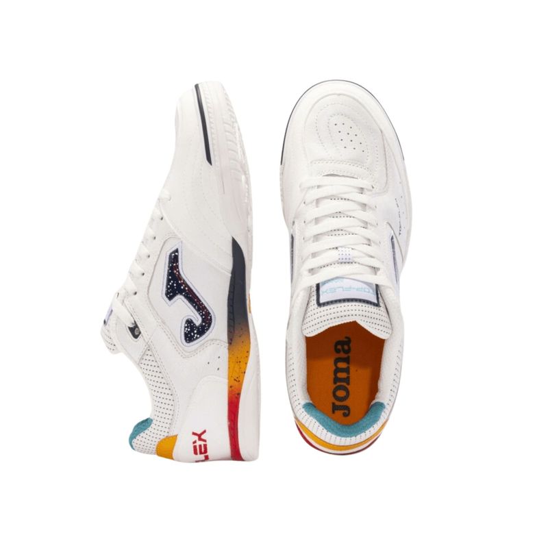 chuteira-futsal-joma-top-flex-masculina-branca