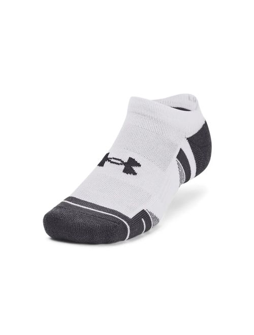 Kit Meia Under Armour Invisível Performance Tech 3 Pares Unissex - Branca