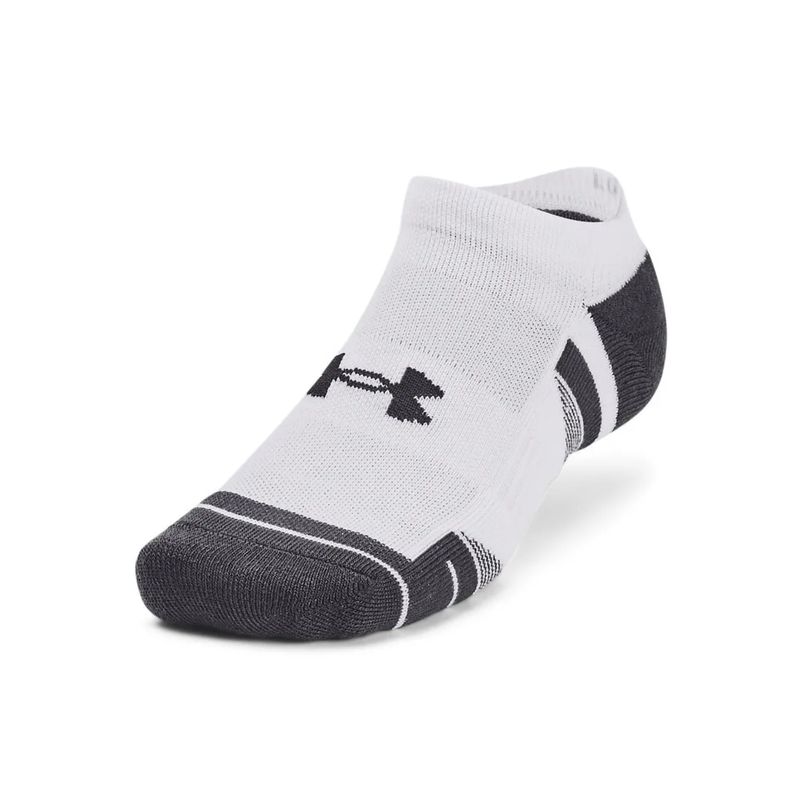 kit-meia-under-armour-invisivel-performance-tech-3-pares-unissex-branca