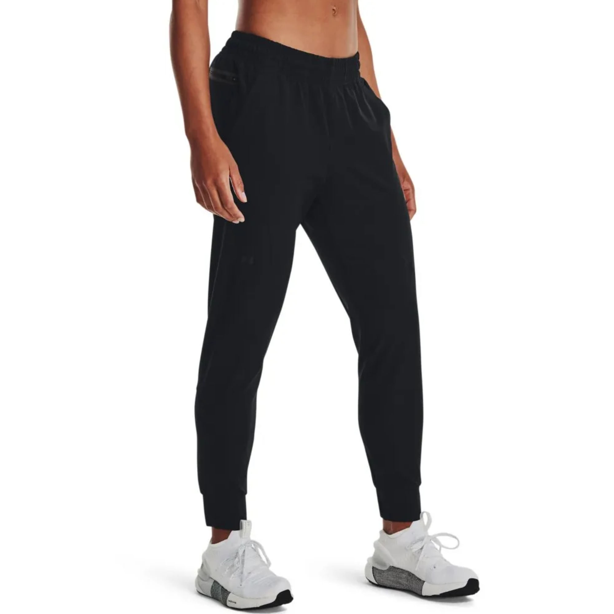 Calça Under Armou Jogger Unstoppable Feminina - Preta