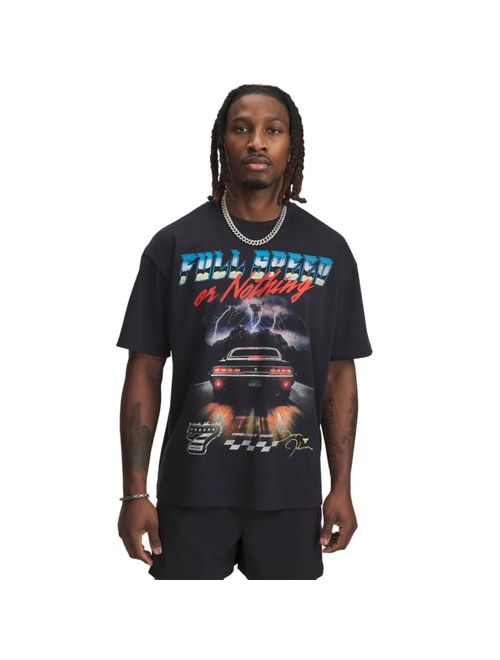 Camiseta Under Armour Sportstyle Project Rock Masculina - Preta