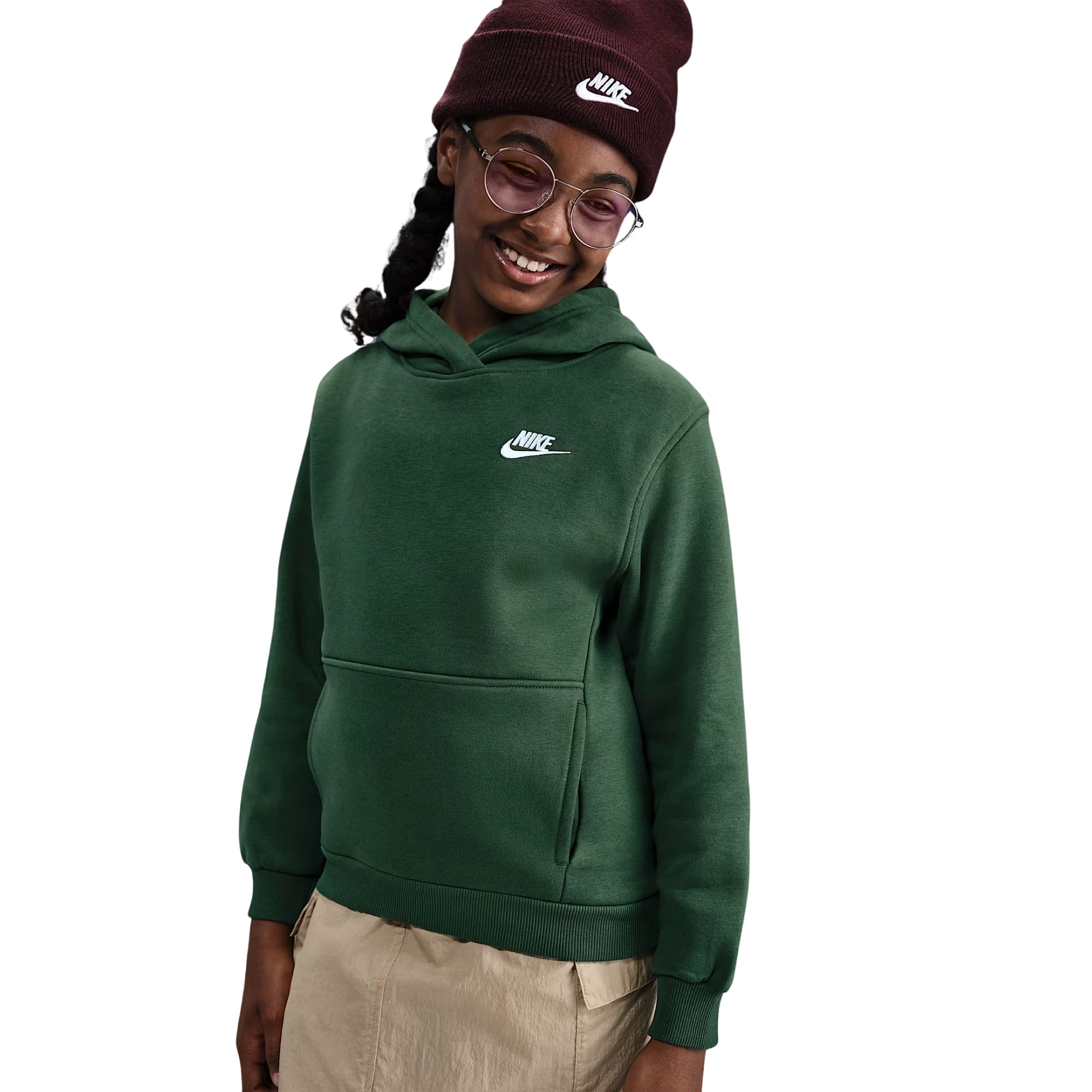 Blusão Nike Sportswear Club Fleece Infantil - Verde