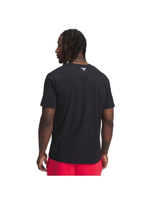 Camiseta Under Armour Sportstyle Project Rock Iron 7 Masculina - Preta