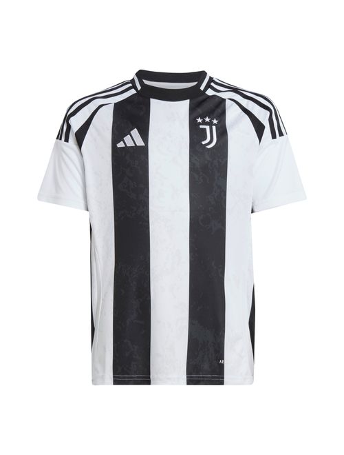 Camisa Juventus I 2024/25 Adidas Infantil - Branca/Preta
