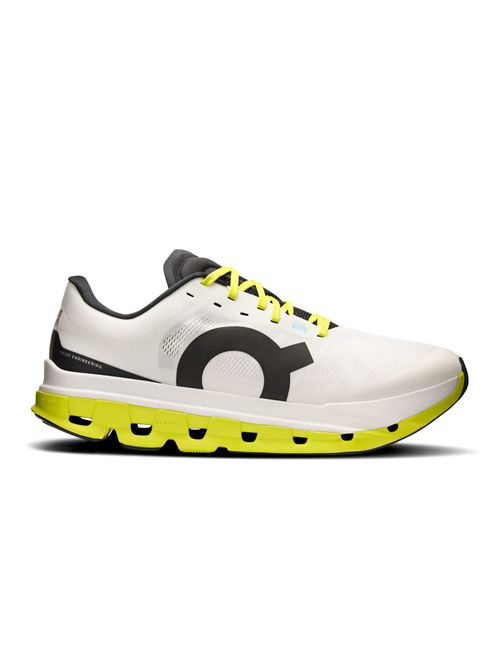 Tênis On Running Cloudflow 5 Masculino - Branco/Amarelo