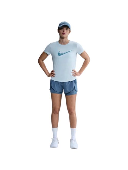 Camiseta Nike One Swoosh Hbr Feminina - Azul