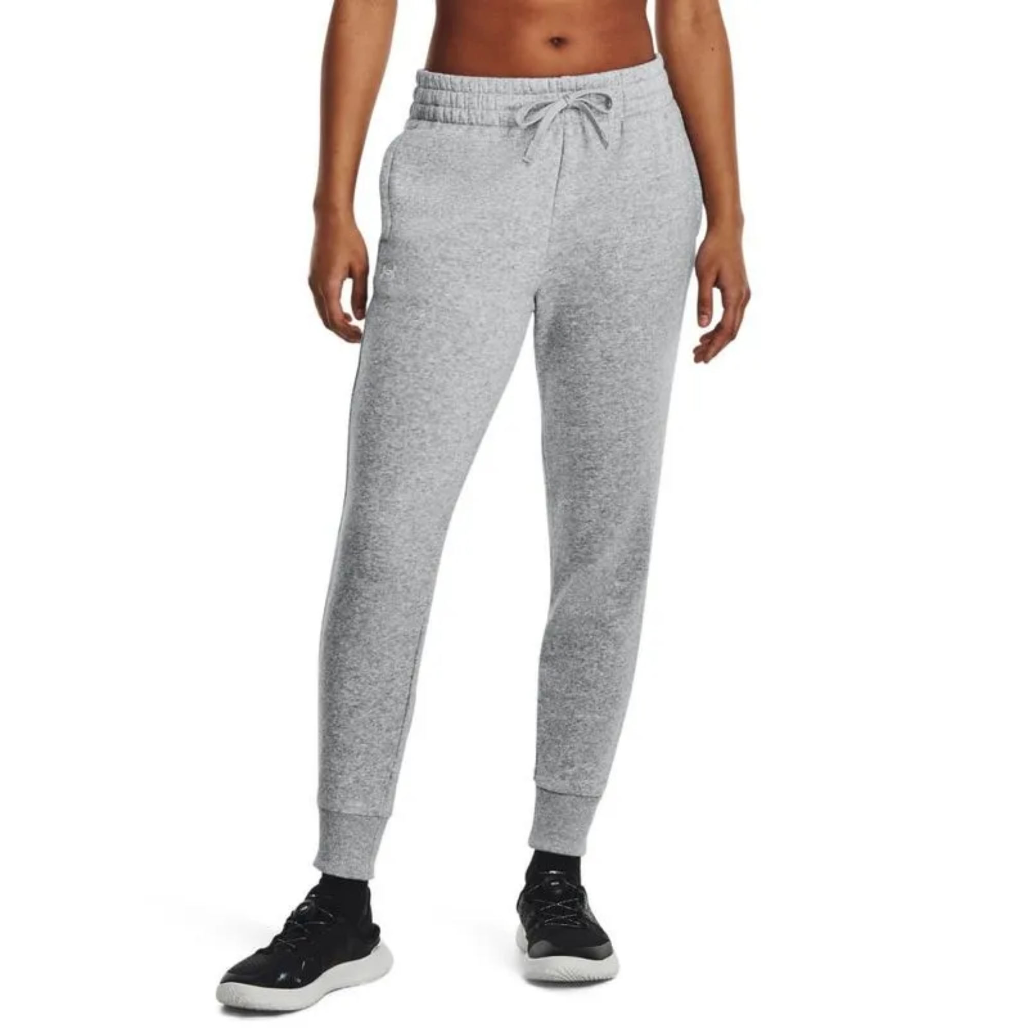 Calça Under Armour Jogger Rival Fleece Feminina - Cinza