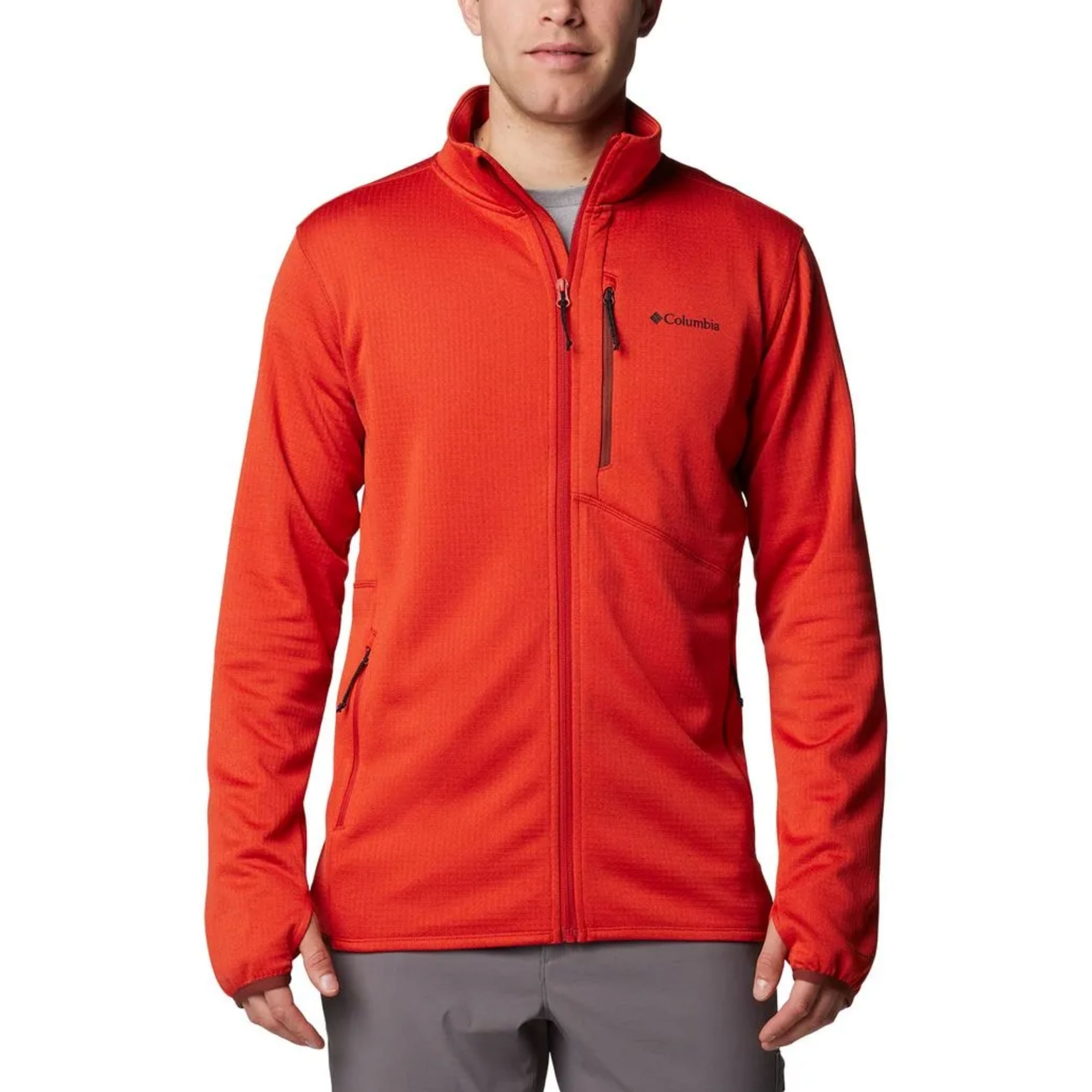Jaqueta Columbia Park View Fleece Masculina - Vermelha