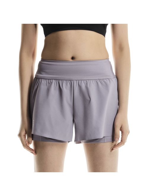 Shorts On Running Court Feminino - Lilás