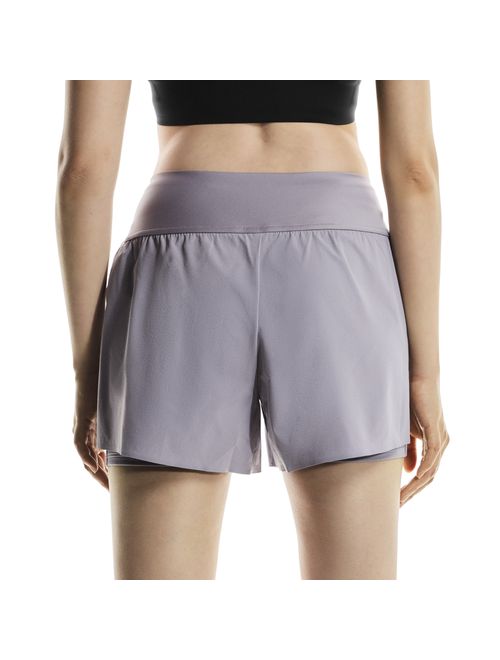 Shorts On Running Court Feminino - Lilás