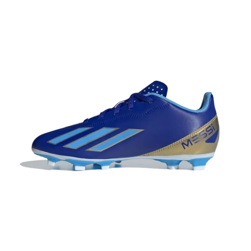 chuteira-campo-adidas-x-crazyfast-23-messi-club-infantil-azul-branca