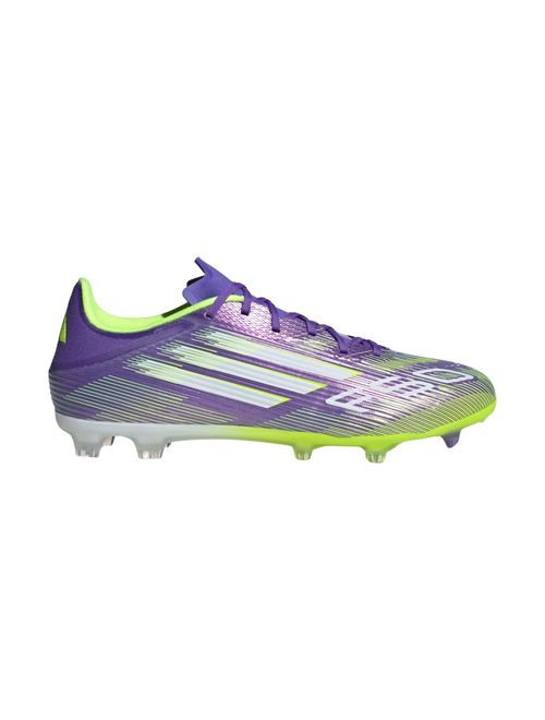 Chuteira Campo Adidas F50 League Firm Multi-Ground Unissex - Roxa/Amarela