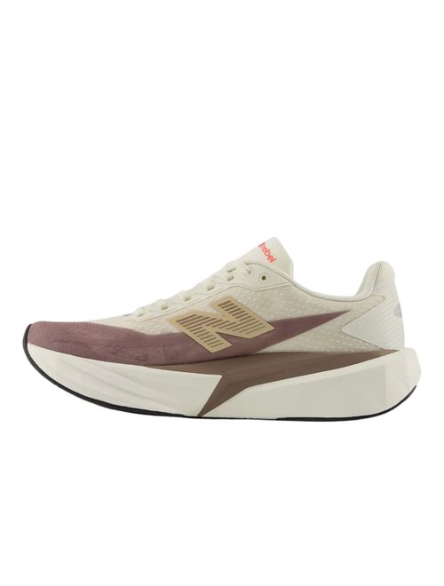Tênis New Balance Fuelcell Rebel V5 Feminino - Bege/Marrom